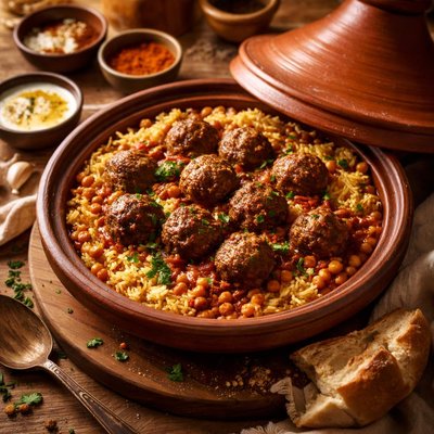 Image of Meatball Rice Tagine