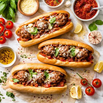 Image of Meatball Sandwiches