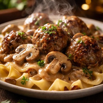 Image of Meatball Stroganoff