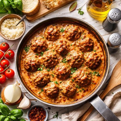 Image of Meatballs and Gravy Campania Style