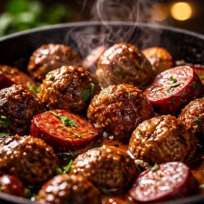 Image of Meatballs and Kielbasa