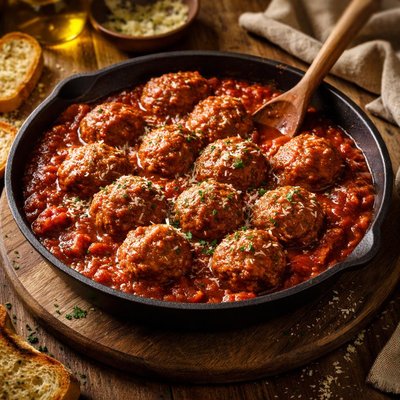 Image of Meatballs and Red Sauce