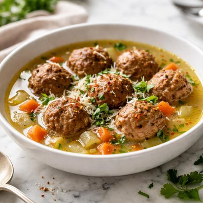 Image of Meatballs in Broth