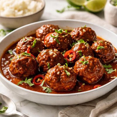 Image of Meatballs in Chipotle Sauce