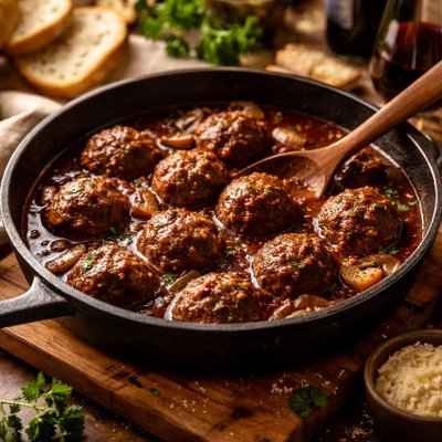 Image of Meatballs in Merlot