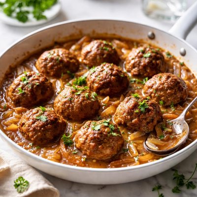 Image of Meatballs in Onion Sauce