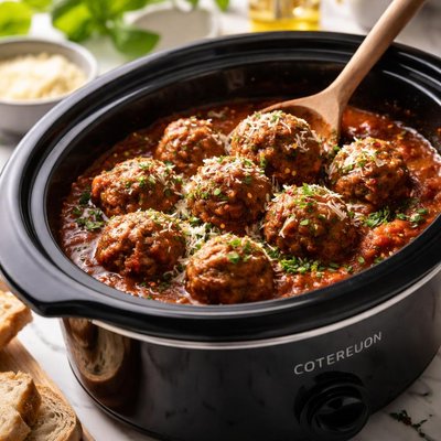 Image of Meatballs Old World Style Crock Pot