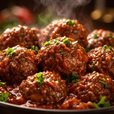 Image of Meatballs with Red Sauce