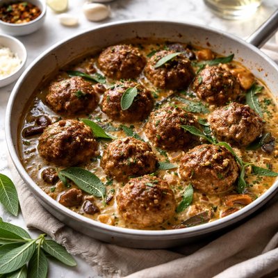 Image of Meatballs with Sage Marsala