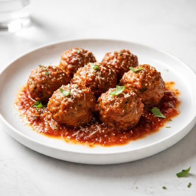 Image of Meatballs with Tomato Sauce Chicken or Beef