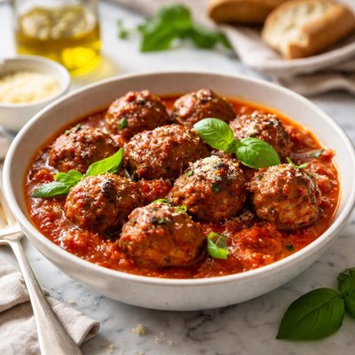 Image of Meatballs with Tomato with Juice Gravy
