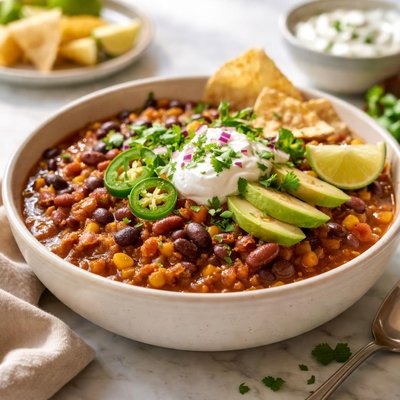 Image of Meatless Three Bean Chili