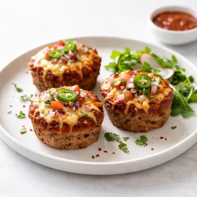 Image of Meatloaf Minis American Italian or Mexican Style