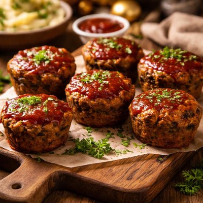 Image of Meatloaf Muffin Cakes