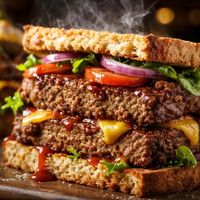 Image of Meatloaf Sandwiches Ww