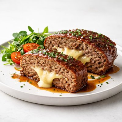 Image of Meatloaf with Cheesy Insides