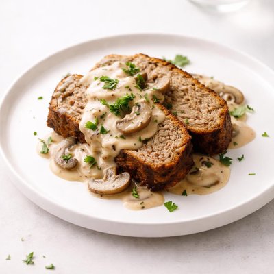 Image of Meatloaves with Mushroom Sauce