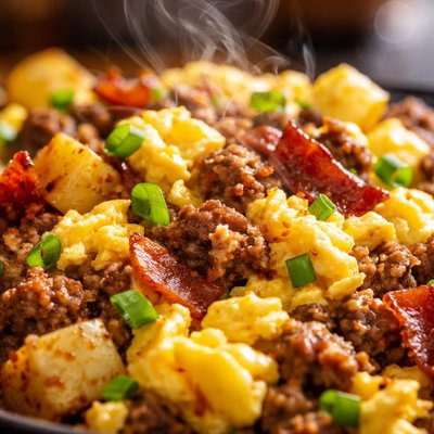 Image of Meaty Country Breakfast Scramble