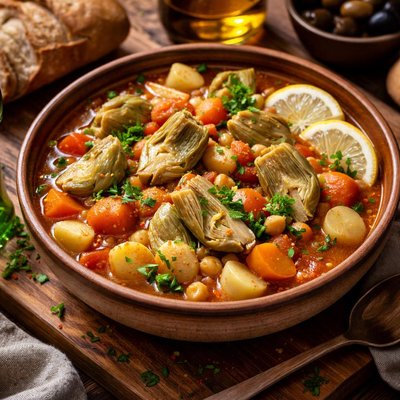 Image of Mediterranean Artichoke Stew