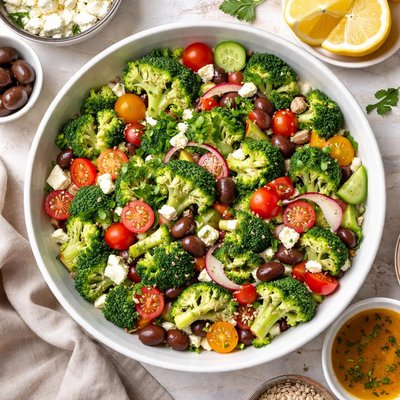 Image of Mediterranean Broccoli Salad