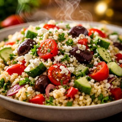 Image of Low Carb Mediterranean Bulgur Salad