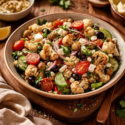 Image of Mediterranean Cauliflower Salad