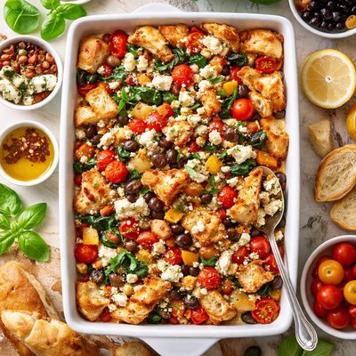 Image of Mediterranean Cheese Strata