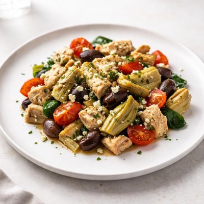 Image of Mediterranean Chicken and Artichoke Stir Fry