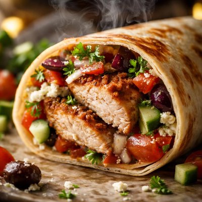 Image of Mediterranean Chicken Roll Up