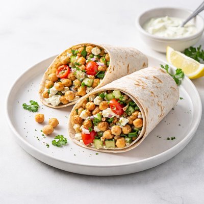 Image of Mediterranean Chickpea Wrap