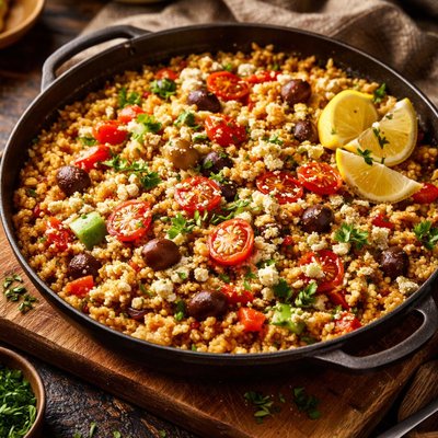 Image of Mediterranean Fried Couscous