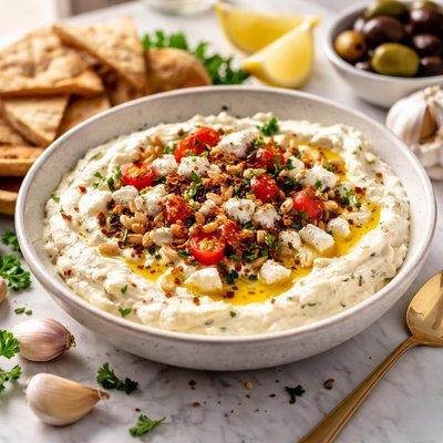 Image of Mediterranean Garlic Feta Spread