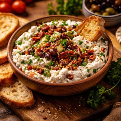 Image of Mediterranean Goat Cheese Spread Ww
