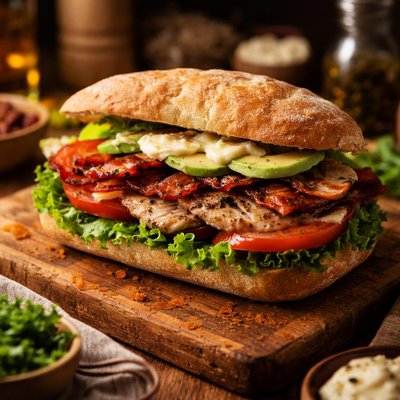 Image of Mediterranean Grilled Chicken Blt