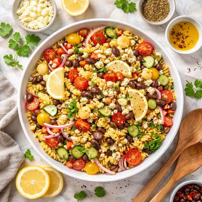 Image of Mediterranean Lemon Pasta Salad