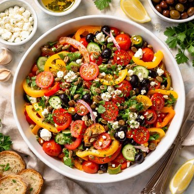 Image of Mediterranean Mixed Pepper Salad