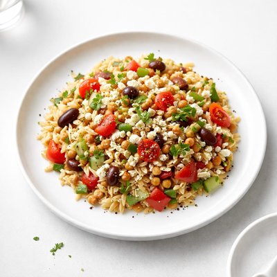 Image of Mediterranean Orzo Vegetable Pilaf