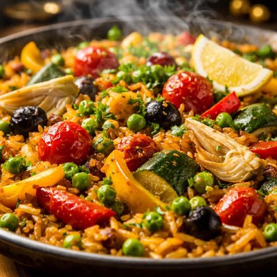 Image of Mediterranean Paella Vegetarian