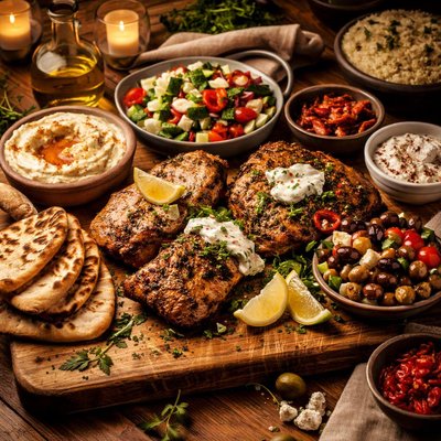 Image of Mediterranean Pantry Supper