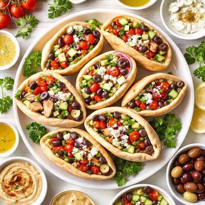 Image of Mediterranean Pita Pocket Sandwiches