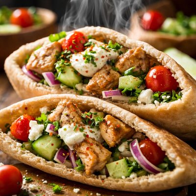 Image of Vegan Mediterranean Pitta Pockets