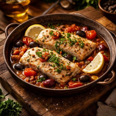 Image of Mediterranean Poached Fish