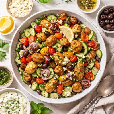 Image of Mediterranean Roasted Potato Salad