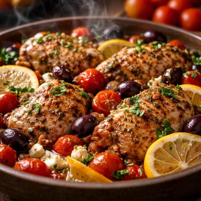 Image of Mediterranean Slow Cooker Chicken