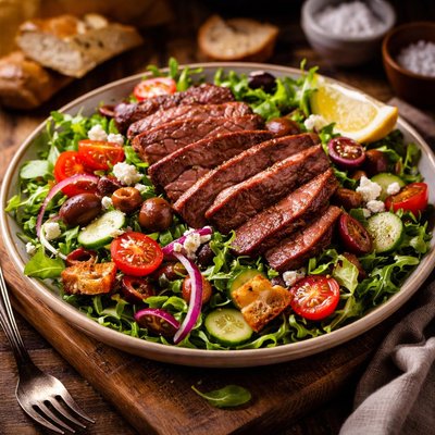 Image of Mediterranean Steak Salad