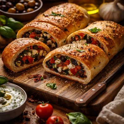 Image of Mediterranean Stuffed Bread