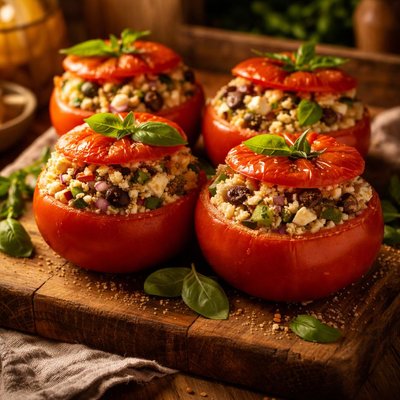Image of Mediterranean Stuffed Tomatoes