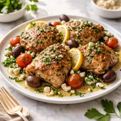 Image of Mediterranean Style Chicken Thighs