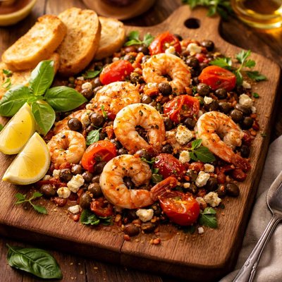 Image of Mediterranean Summer Breeze Shrimp Appetizer
