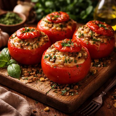 Image of Mediterranean Tomatoes Stuffed